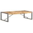 thumbnail image 1 of vidaXL Coffee Table 140x70x40 cm Rough Mango Wood, 1 of 5