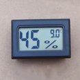thumbnail image 1 of HEALEEP Temperature Reader Hygrometer Thermometer Black Large LCD Display Screen with Time Display 1Set, 1 of 6