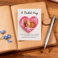 thumbnail image 4 of G Memorial Keepsake Pocket With Hugging Design Style G For Cherished Memories Pet Remembrance And Special Token Holder Acrylic Material, 4 of 5
