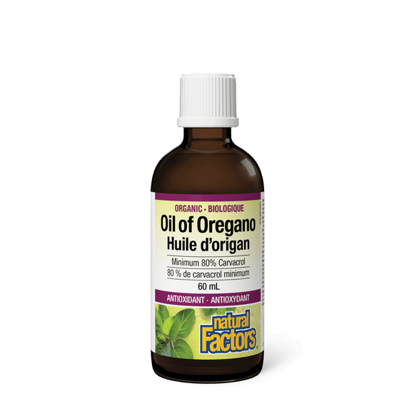 Natural Factors Organic Oil of Oregano 60 mL Liquid