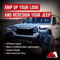 thumbnail image 3 of AMERICAN MODIFIED Demon Grille Compatible w/2018-2023 Wrangler JL & Gladiator JT, 3 of 9