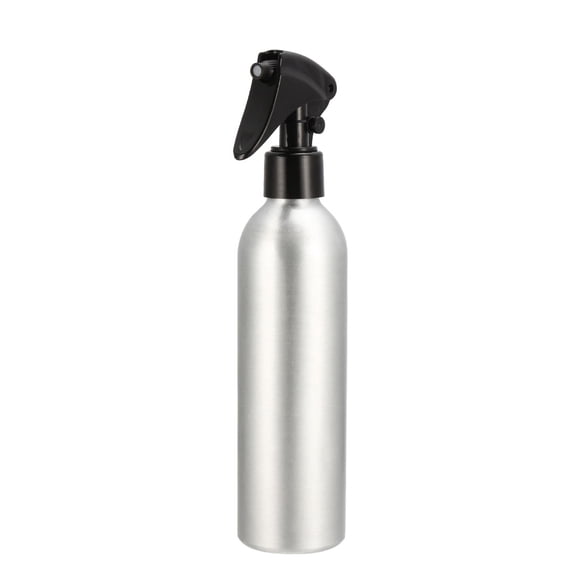 Unique Bargains 2 Pcs Bouteille Vaporisateur en Aluminium 8.5oz/250ml avec Vaporisateur à Brume Fine, Contenant Vide Rechargeable Bouteille de Voyage