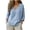 AA-Blue, variant on QATAINLAV Women's Linen Long Sleeve Shirts Loose Casual V Neck Tunic Blouses Solid Color Lightweight Pullover Tops, Blue, XL