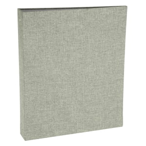 Uxcell 3 Binder de sonnerie, A4 Taille Flexible Round Binder Grande Capacité Linge Planner Binder pour Business Home Classroom, Gris