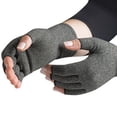 thumbnail image 4 of YOPTOP Arthritis Gloves with Grips - Men & Women Textured Fingerless Compression - Open Finger Hand Gloves for Rheumatoid and Osteoarthritis - Arthritic Joint Pain Relief for Computer Typi,S, 4 of 6
