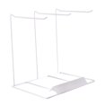 thumbnail image 2 of Yinanstore Jewelry Organizer Display Stand Earrings Display Stand Metal Jewelry Storage Rack for Rings Glasses Hairband Photography Shop 3 Row White, 2 of 8