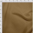 thumbnail image 4 of oneOone Tissu en Coton Moutarde Foncé Rétro Tissu Imprimé au Mètre 56 Pouces de Large, 4 of 5