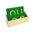 thumbnail image 2 of IFIT Montessori Lower Case Sandpaper Double Letters, Print, Montessori Toy Language Materials, 2 of 2
