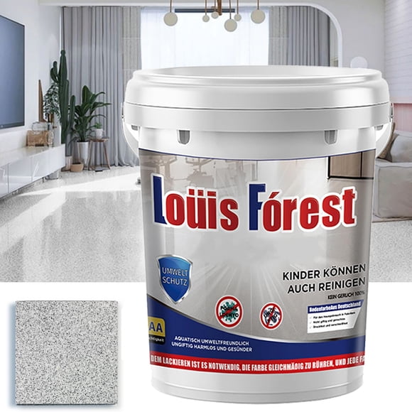 HUASHENG High Gloss Effect Epoxy Floor Coating Non Slip Long Lasting Epoxy Floor Paint Like Finish Suit For Multiple