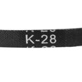 thumbnail image 4 of Unique Bargains K-28 V Belt, Machine Transmission, Rubber, Black Replacement Drive Belt, 4 of 4