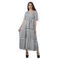 thumbnail image 1 of Moomaya Robes de Soirée pour Femmes Grande Taille Imprimées Tenue Décontractée Vêtements pour Dames, 1 of 4
