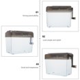 thumbnail image 2 of 1 Pce Mini Déchiqueteuse Manuelle de Bureau Déchiqueteuse Manuelle Documents Outil de Coupe de Papier, 2 of 6