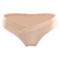 thumbnail image 1 of XZNGL Ladies Comfortable Prenatal Solid Color Large Size Abdominal Panties Low Waiste Underpants, 1 of 9
