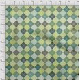 thumbnail image 4 of oneOone Viscose Chiffon Lime Fabric Check Craft Projects Decor Fabric Printed By The Yard 42 Inch Wide, 4 of 4
