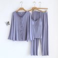 thumbnail image 2 of Birdeem Blouse Femme Unie Décontractée Mode Col en V Régulier Sans Manches Vêtements de Nuit Ensembles de Blouses, 2 of 12