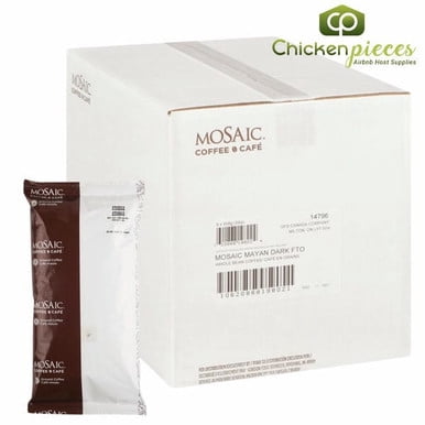 Mosaic Ground Medium Supreme Arabica Coffee, Premium Medium Roast, 15.30 oz (434g) Bag, 20/Case