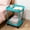 Blue, variant on Rolling Mobile Side Table With Wheels, TOUMENY Slim Storage Cart for Bedroom Living Room Couch Bedside, Narrow Space Shelf with Locking Casters, Easy Assembly Multi-Purpose Organizer for Small