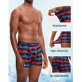 thumbnail image 4 of INNERSY Men's Underwear Soft Mesh Breathable Boxer Briefs 4-Pack(Small,Assorted Patterns), 4 of 6