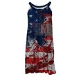thumbnail image 4 of Pompotops Femmes Été Casual V-Cou Manches Longues Floral Imprimé Fendue Boho Robes, 4 of 5