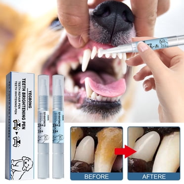 Wdhugt Brosse à Dents Dentaire pour Animaux, Outil de Nettoyage du Tartre pour Chien, Bâton d'Hygiène Buccale avec Pâte, Matériau Plastique Blanc, Brosse pour Doigts, Conception pour Chats et Chiens, Kit de Nettoyage des Dents, Blanc