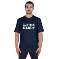 thumbnail image 1 of Inkmeso Men's Graphic Printed "First Time Daddy" Short Sleeve Tee Shirt Jersey Shirt For Dad, 1 of 7