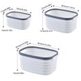 thumbnail image 1 of Save Space With Multi-colored Container Plastic Organizing Plastic Dustproof Organizer Box For Storage Organizing khaki S, 1 of 9