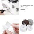 thumbnail image 3 of Thinson Wall Caulk Strip Tub Bath Sealing Tape Kitchen Bathroom Wall Edge Waterproof PVC Sealing Sticker, White, Small, 3 of 8