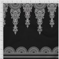 thumbnail image 3 of Soimoi Silk Fabric Floral & Semi Mandala Panel Print Fabric by Yard 42 Inch Wide, 3 of 3