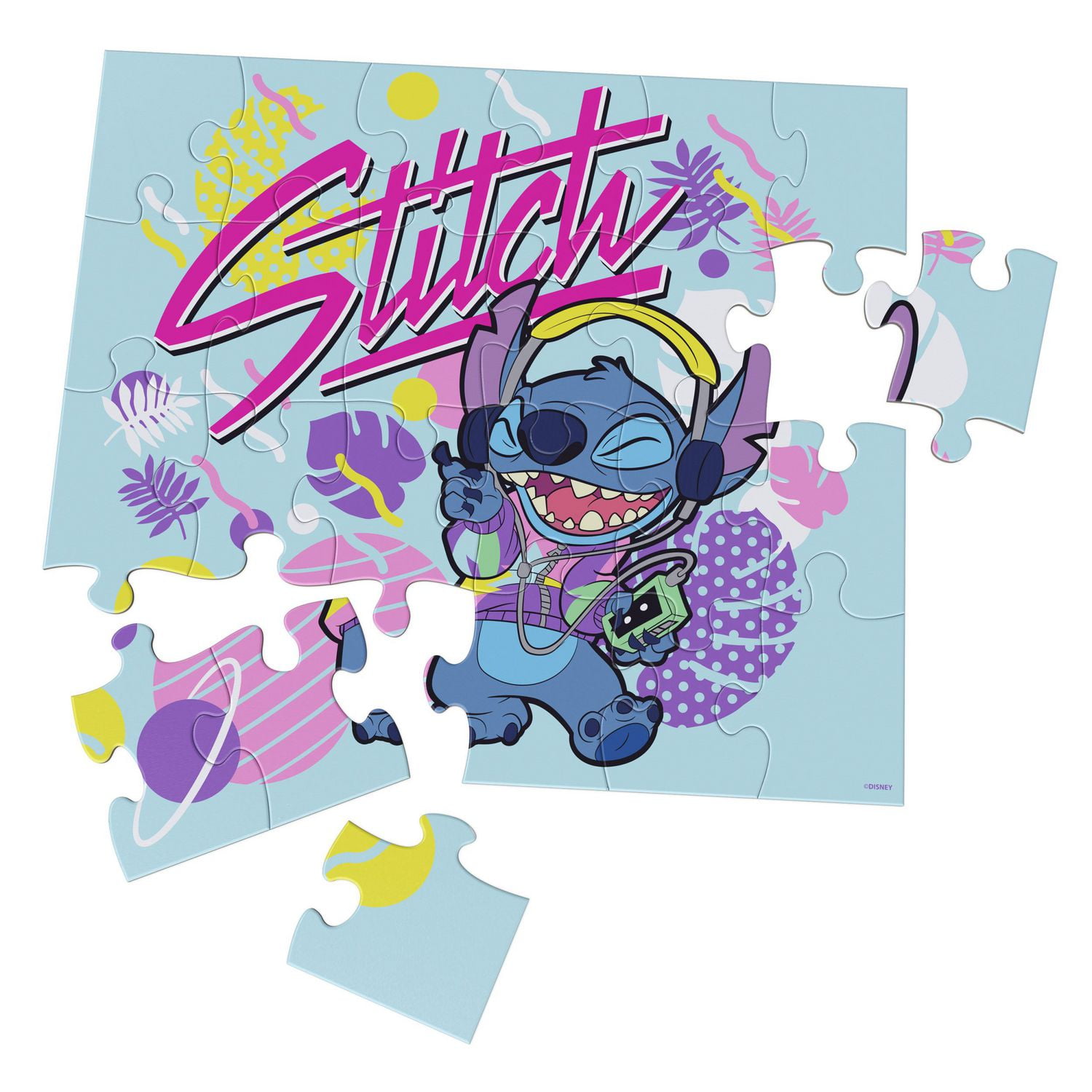 Disney's Lilo and Stitch, Puzzle de 24 pièces Stitch, jouets Disney, puzzle Disney, jouets pour filles, puzzles Disney pour enfants à partir de 3 ans