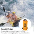 thumbnail image 4 of Waterproof Bags Multifunctional Outdoor Backpack Large-Capacity Equipment Foldable Kayak Rafting Bag Pool Beach Sports Orange Yellow 5L Single Shoulder, 4 of 9