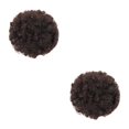 thumbnail image 1 of Baohd Effortless Afro Puff Drawstring Ponytail Bun Short Afro Kinky Puff Synthetic Brown Black 2Set, 1 of 6
