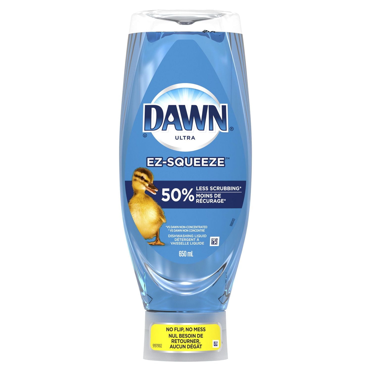 Dawn EZ-Squeeze Ultra Dishwashing Liquid Dish Soap, Lemon Scent 650ML