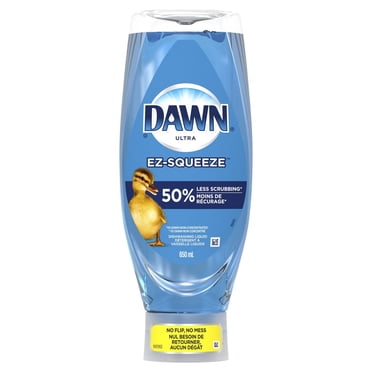 Dawn EZ-Squeeze Ultra Dishwashing Liquid Dish Soap, Lemon Scent 650ML