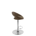 thumbnail image 4 of CorLiving Round Open Back Adjustable Fabric Barstool, set of 2, 4 of 9