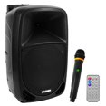 thumbnail image 1 of Pyle PSBT105A Bluetooth Portable Stereo Karaoke Speaker with Wireless Microphone, 1 of 9