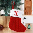 thumbnail image 1 of Christmas Decorations Outdoor Indoor,Christmas Decorations For Home,Cute Letters Christmas Stocking Decoration Christmas Tree Pendant Christmas Style Wool Knitted Socks Decoration Props, 1 of 3