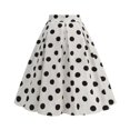 thumbnail image 1 of Japceit Jupes pour Femmes Jupe Plissée à Pois à la Mode et Polyvalente, 1 of 9