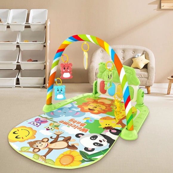 EASTIN Baby Gym Play Kick and Play Piano for Infants Tummy Time Activity Center with Music Baby Play Gifts for Newborn Toys 3-6-9 Months Boys Girls