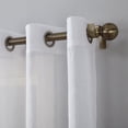 thumbnail image 2 of SUN TEXTILE BROYÉ GROMMET RIDEAU VOILE TRANSPARENT, 2 of 2