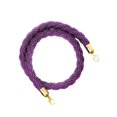 thumbnail image 1 of Rope Barriers - Heavy Duty Crowd Control Barriers Control Stanchions 2m Purple, 1 of 7