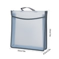 thumbnail image 3 of Nilvkv Thickened Edging A3 Artwork Storage Bag Watertight Office Folder Storage Bag Exam Paper Storage Bag, 3 of 6
