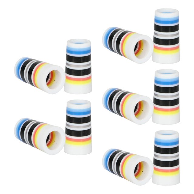 Siruishop 10 Pieces Golf Iron Ferrules Size .370 End Caps for Golf Course Sports Party I