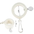 thumbnail image 2 of Maoww 2pcs Rotate Flag Pole Mounting Rings Grommet Clip Plastic 1.26inch, 2 of 9