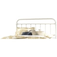 thumbnail image 1 of Bowery Hill King Metal Spindle Panel Headboard in White, 1 of 2