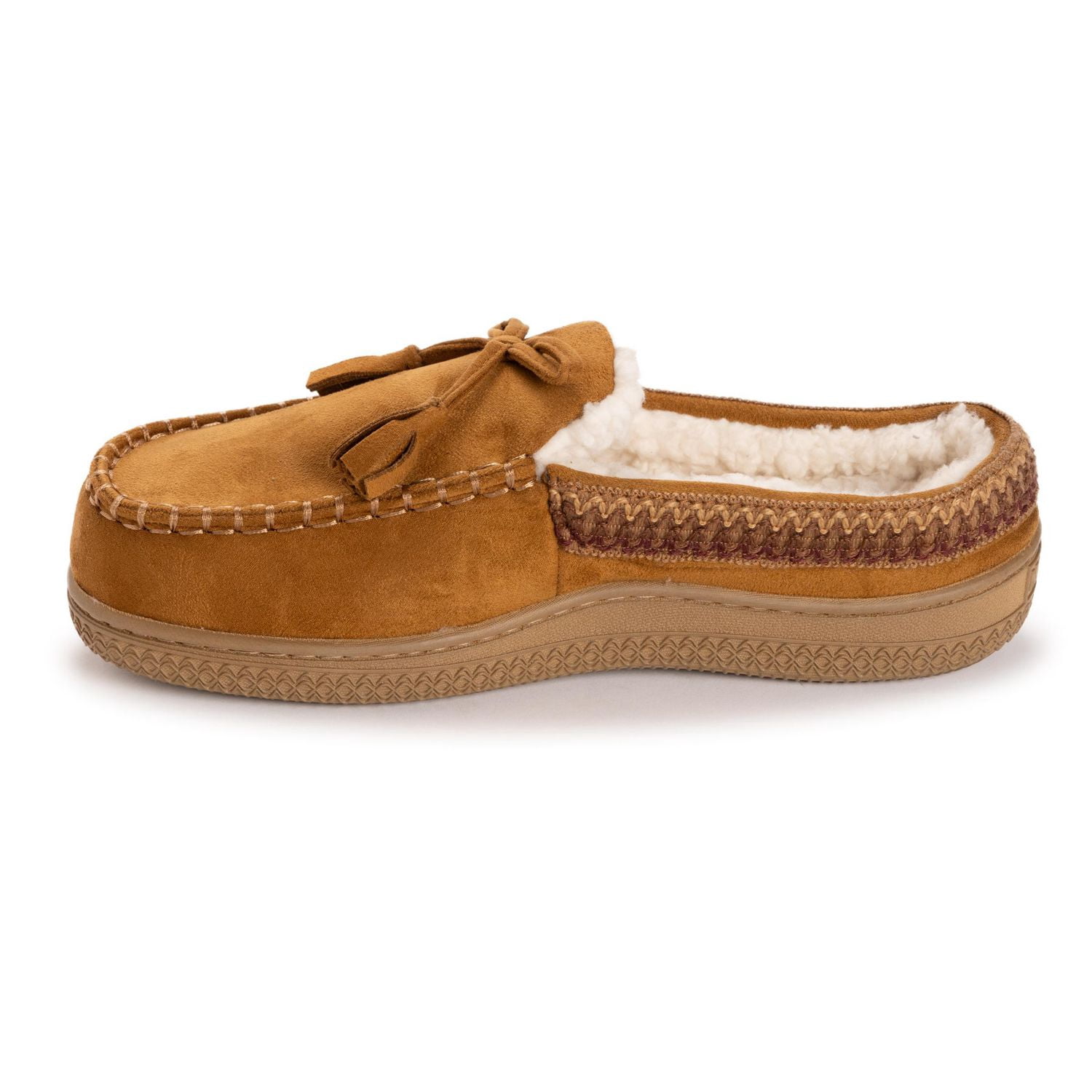 MUK LUKS Ladies Boat Mule Slippers Olive, Sizes 5-10