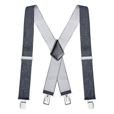 Buyless Fashion Bretelles pour Hommes - 48 Pouces Élastiques Ajustables Robustes 2 Pouces de Large - Dos en X