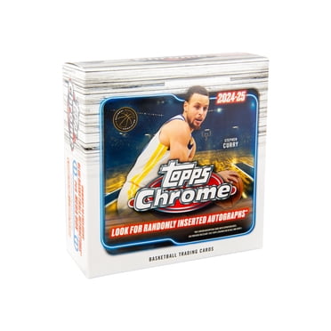 2024-25 Topps NBA Chrome Basketball Trading Card Mega