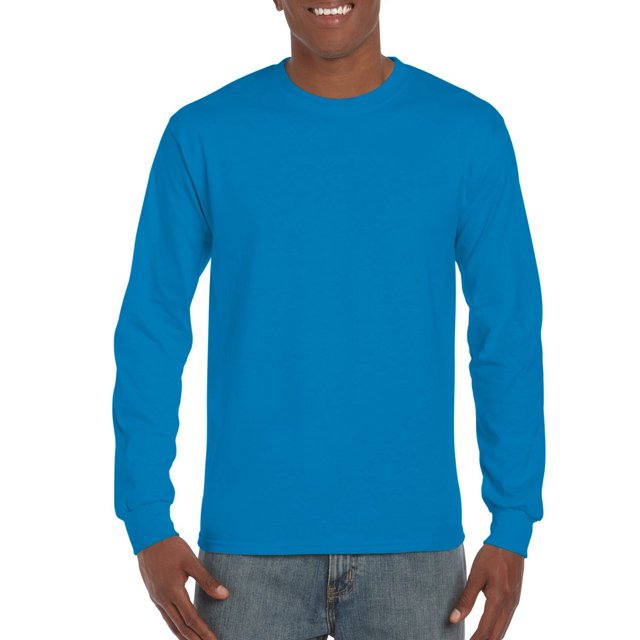 Gildan T-Shirt Classique à Manches Longues en Coton Ultra pour Grands Hommes