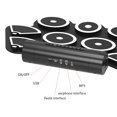 thumbnail image 3 of Roll Up Drum Kit, Space Saving Built In Speakers Portable Wide Application 9 Pads Electronic Drum Set  for Studios, 3 of 7