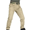 thumbnail image 2 of cllios Pantalon Tactique pour Homme Extérieur Anti-Déchirure Léger Imperméable Pantalon de Travail Militaire Cargo de Travail Randonnée pour Homme Multi-Poches, 2 of 9